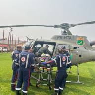 Serviço Aeromédico do SAMU na Serra completa 87 atendimentos de urgência