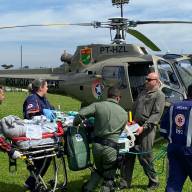 Serviço aeromédico do SAMU atende de forma definitiva a Serra Catarinense