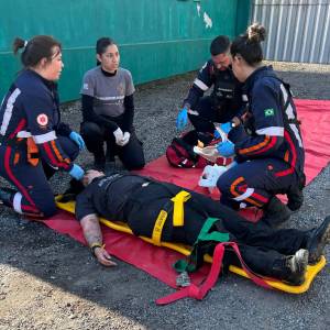Equipes da Saúde Estadual participam do maior simulado de desastres do Brasil