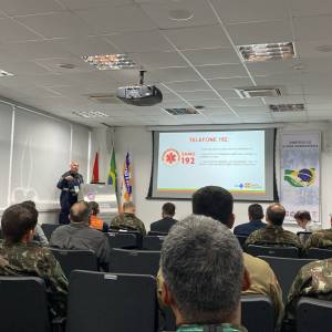 SAMU apresenta ações no VIII Simpósio de Ajuda Humanitária de Santa Catarina