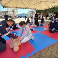 SAMU no Parque leva educação em saúde a estudantes e população em Lages