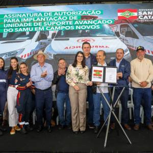 Jorginho Mello autoriza implantação de Unidade de Suporte Avançado do Samu em Campos Novos