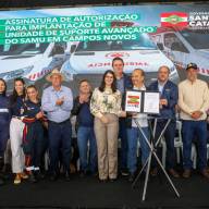 Jorginho Mello autoriza implantação de Unidade de Suporte Avançado do Samu em Campos Novos