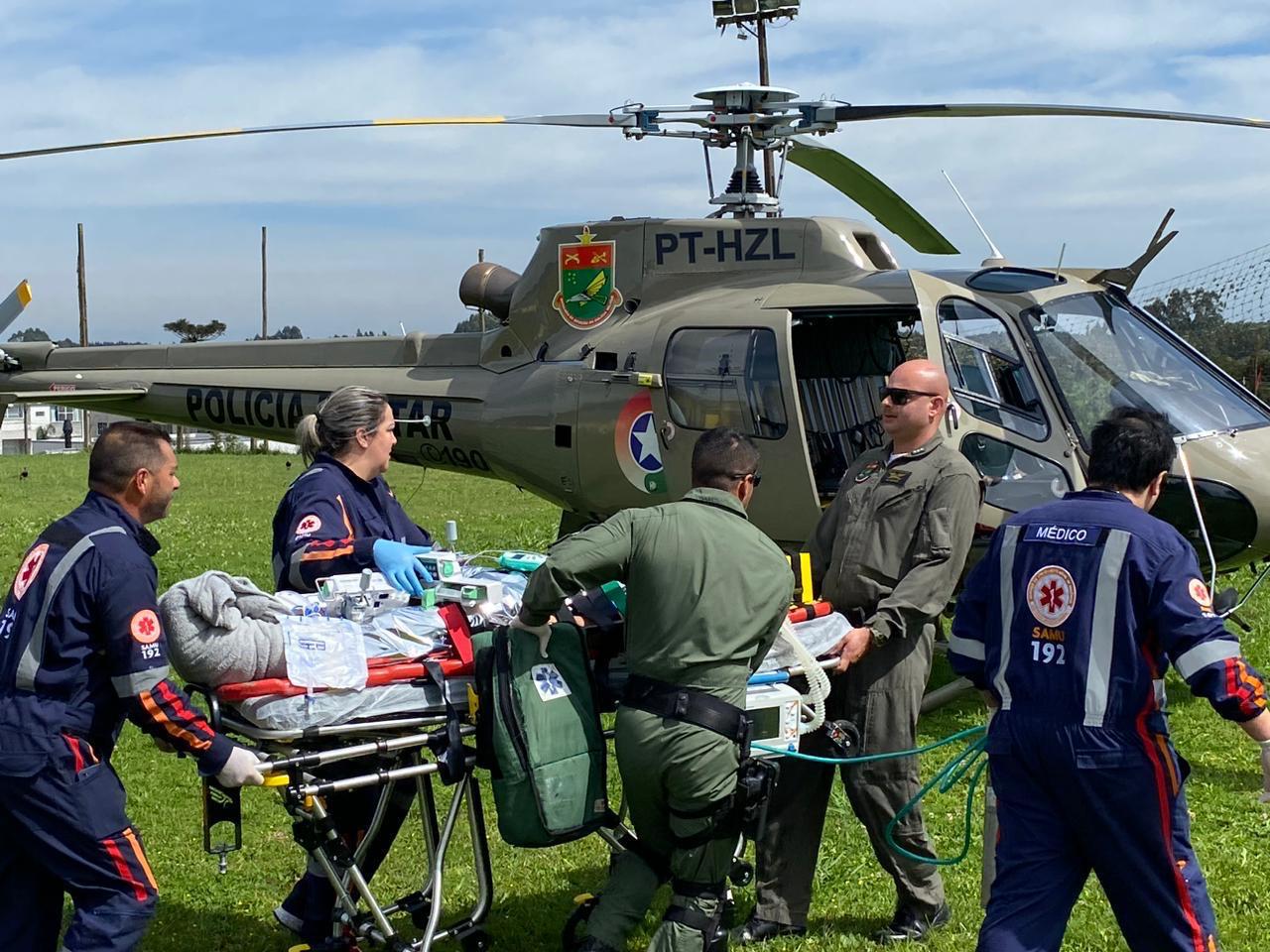 aeromedico samu aguia serra