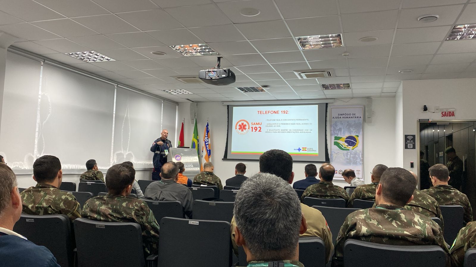 samu em simposia de ajuda hmanitaria